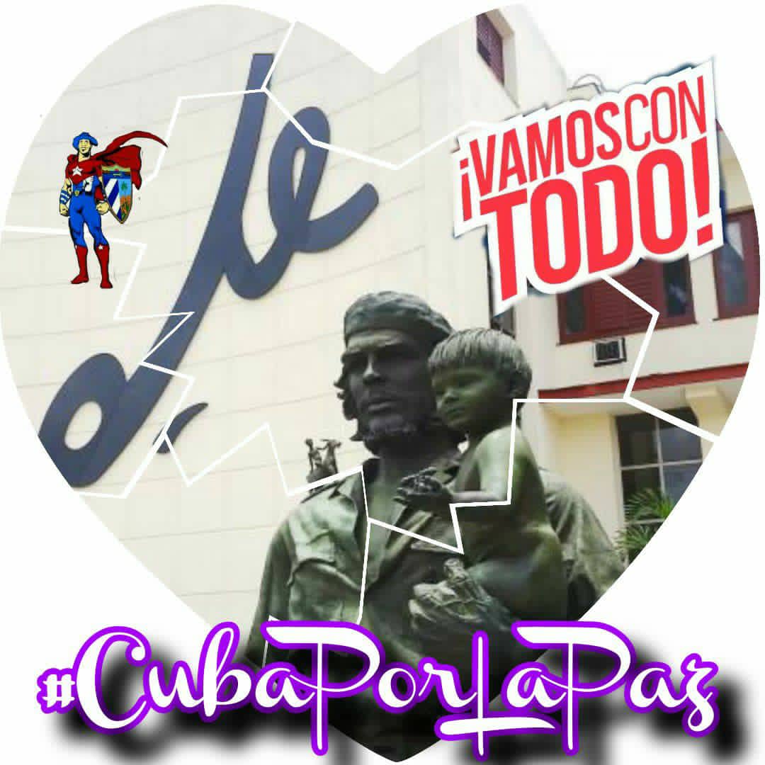 Vamos con todo ...
        Viva Cuba , viva la 
Revolución .

#Cuba
#CubaPorLaPaz
#GuerrillerosVillaclareños