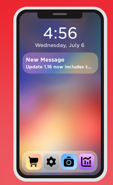 NamelessGameDev's tweet photo. A phone UI I made. Resembles an iPhone.

#robloxdev #gamedev #uidesign https://t.co/zhsXD937Pb