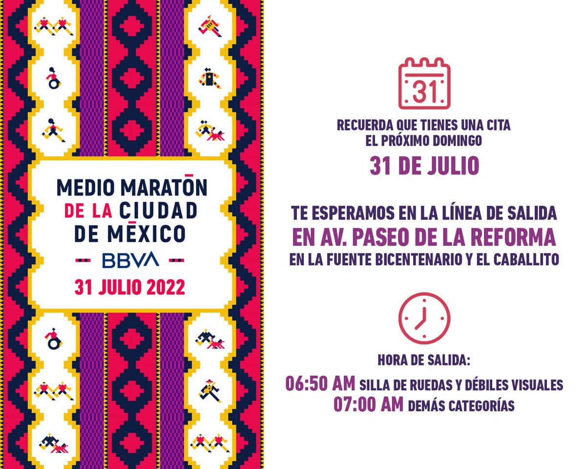 21KCDMX's tweet photo. Cada día estamos más cerca de este gran evento 🏃🏽‍♂️🏃🏾‍♀️♥️.

¿Runners, ya están listas y listos para los #21KCDMXBBVA? 😏 https://t.co/G8X7OJ327k
