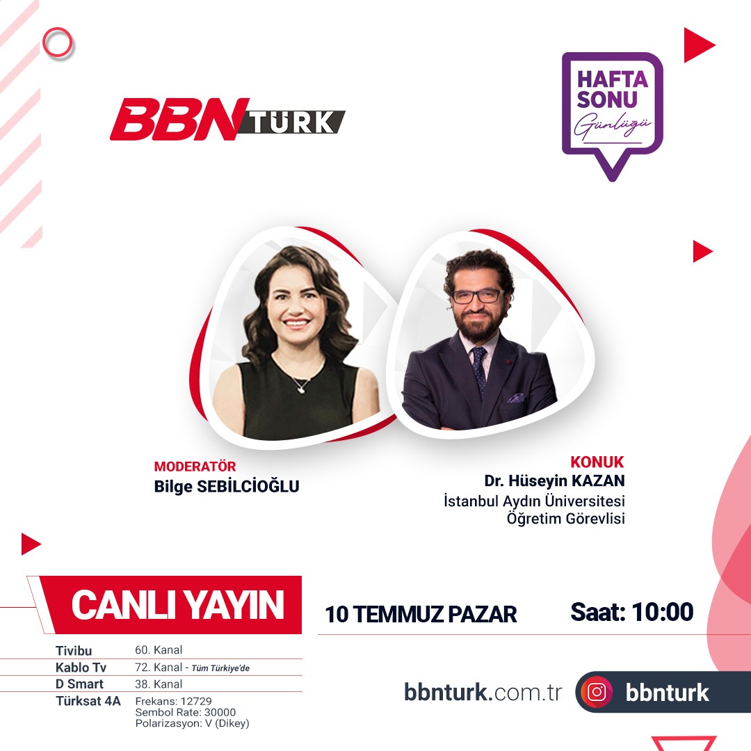 BBN_Haber's tweet photo. Bige Sebilcioğlu'nun Moderatörlüğünü yaptığı Hafta Sonu Günlüğü yarın 10:00'da BBN Türk'te
@bilgesebilciolu 
#bbntürk #bbntv #Bayram #KurbanBayramı #konya #haftasonugünüğü https://t.co/HqhUO9GZ92