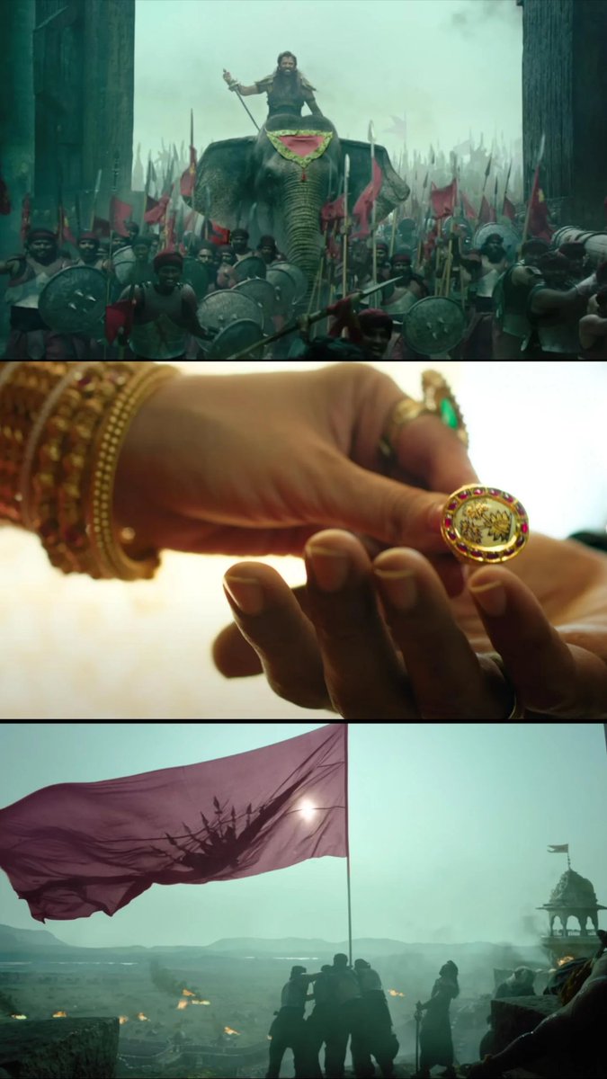 Literal goosebumps as I got to see my works in the trailer of #PS1 
It was a long way down the line, never stopped believing in what I am capable of. So much happy to see these results appear at big screen. Cheers to all your love.
.
#PonniyinSelvan #PS1 #ManiRatnam #Cholas