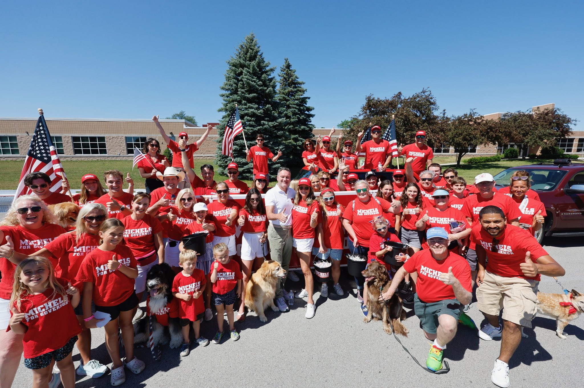 Tim Michels on Twitter "Fired up for the Pewaukee parade! https//t.co