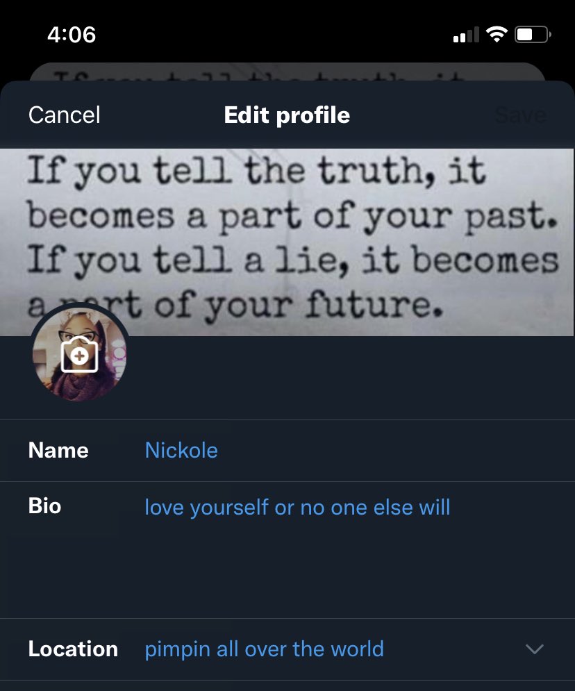soCRISPy32's tweet photo. First things first….let’s get this bio in order. Who let me post this?! #pimpinallovertheworld 🤦🏽‍♀️ https://t.co/BJnvPEhwPb