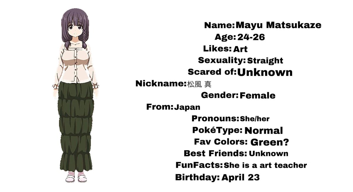 animehelpguide's tweet photo. Mayu-Chan profile #anime #whythehellareyouhereteacher https://t.co/zgRo4ngbdn