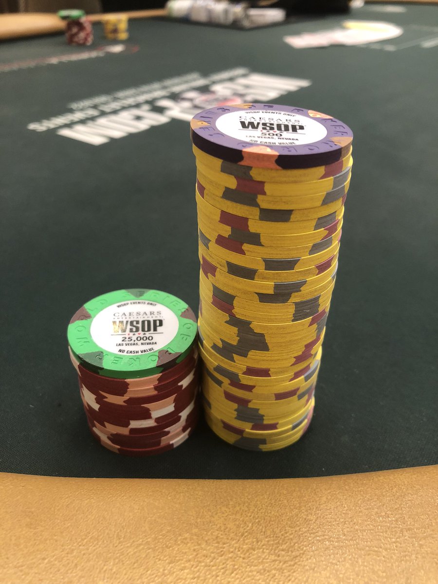 YassaPoker's tweet photo. First break and we’ve gotten a few jabs in there and chipped up to 104.5k

#WSOPMainevent https://t.co/6eBnFpeaS9