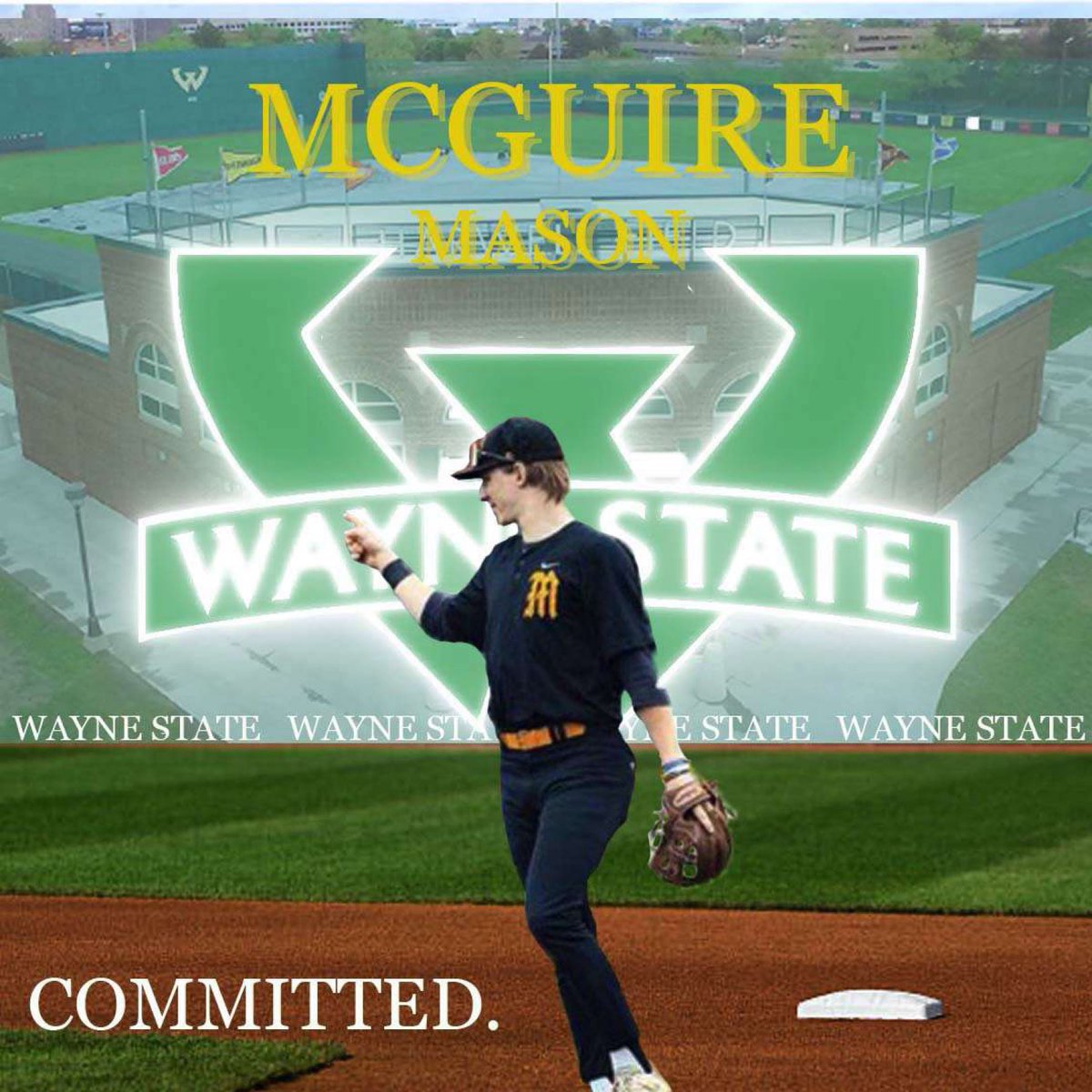 mmmcguire08's tweet photo. Happy to announce my commitment to @waynestbaseball . I’d like to thank GOD and my family for guiding me through this journey! I’d also like to thank @MottCCBaseball for everything they have done for me on this crazy ride. Few days late but that’s Alr right. https://t.co/3fOUf1JBkn