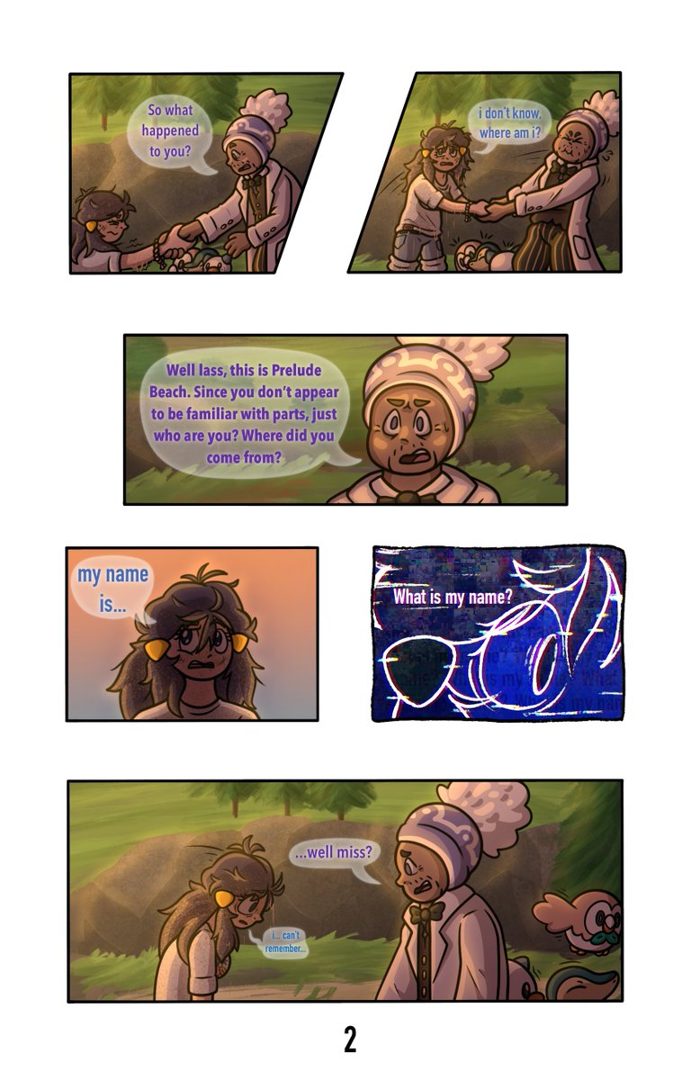 DailyDawn150's tweet photo. Amnesiac Akari Chapter 1 Page 2
The girl realizes she can't remember her name.
#pokemon #legendsarceus https://t.co/dxbNHNf8c1