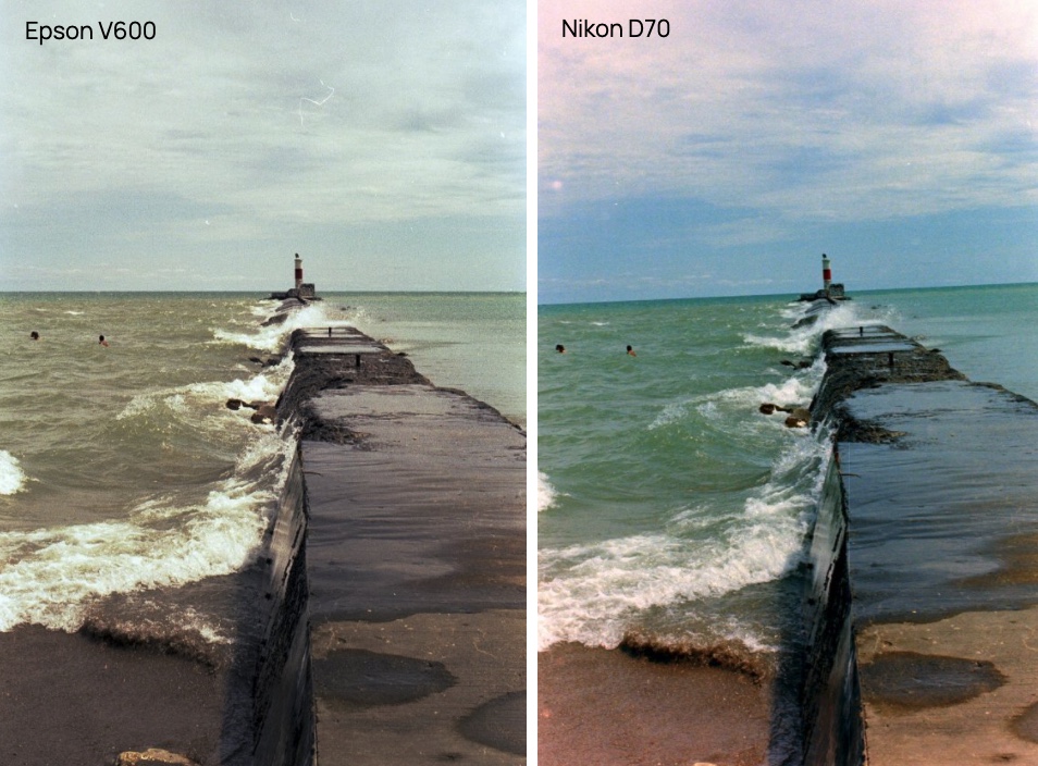 ownzee's tweet photo. $200 scanner vs 18 years old DSLR camera #colorplus #dslrscanning #shootfilm #epsonv600 #nikond70 #nikones2 https://t.co/JcMa9987Mx https://t.co/7KHhqpKzgr