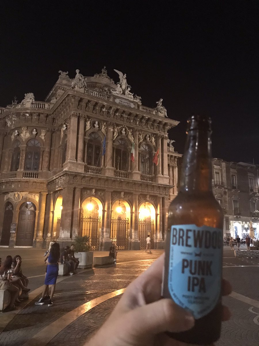 You can’t beat a <a href="/BrewDog/">BrewDog</a> Punk IPA in 30deg evening heat in Sicily, Italy! You can take the Aberdonian out of Aberdeen, but you can’t take the Aberdeen out of the Aberdonian! 

#brewdog