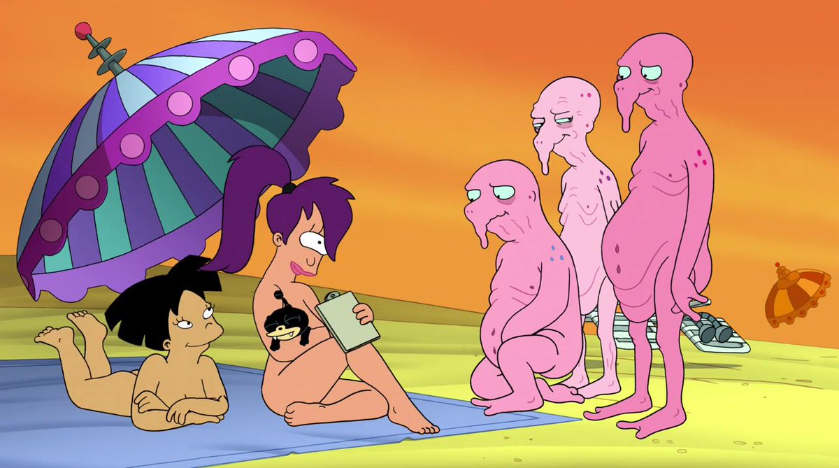 [NEW EPISODE] On Why Not Futurama #73, the Planet Express crew becomes the victims of gross scammers when <a href="/AndyDiGenova/">Andy DiGenova</a> and <a href="/ScottHopkins76/">Scott Hopkins</a> review #Futurama season 6, episode 1, “Bender’s Big Score, Part 1”. 

bit.ly/3uDke81