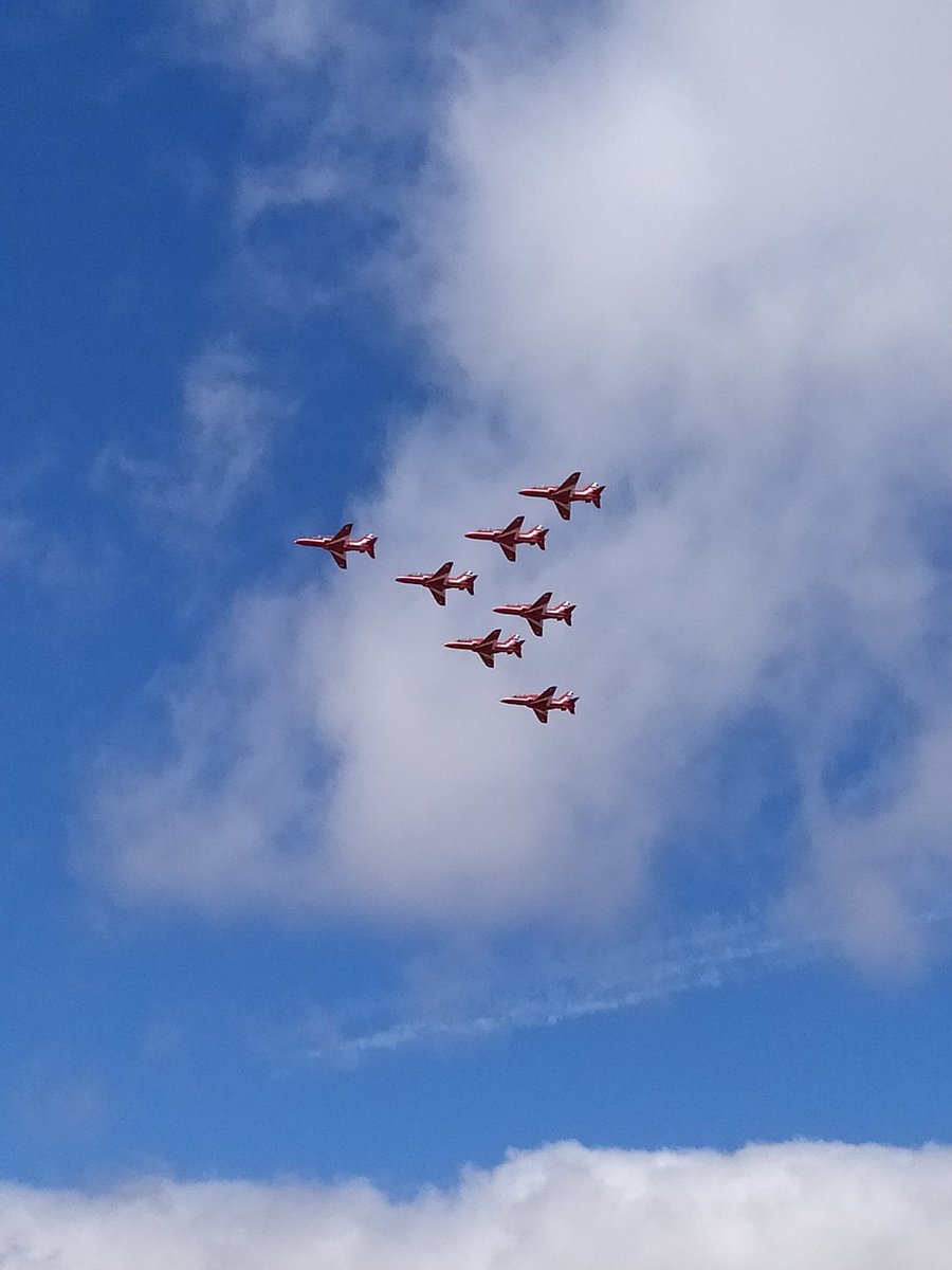 Gem_mem83's tweet photo. Mrs Memmott and Josh have had a fun filled day at Southport airshow today. We really enjoyed Red Arrows 🛩️ @TeamCherryDale https://t.co/S6IMGFzH7w