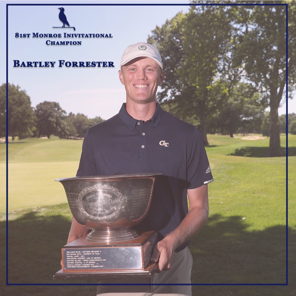 Georgia Tech Golf (@gtgolf) on Twitter photo Congratulations to Bartley Forrester! <a href="/TheMonroeInvite/">The Monroe Invitational</a> Champion for 2022. A great year continues for the Yellow Jacket senior.
Full story: monroeinvitational.com/2022/07/forres… Congratulations to Bartley Forrester! <a href="/TheMonroeInvite/">The Monroe Invitational</a> Champion for 2022. A great year continues for the Yellow Jacket senior.
Full story: monroeinvitational.com/2022/07/forres…