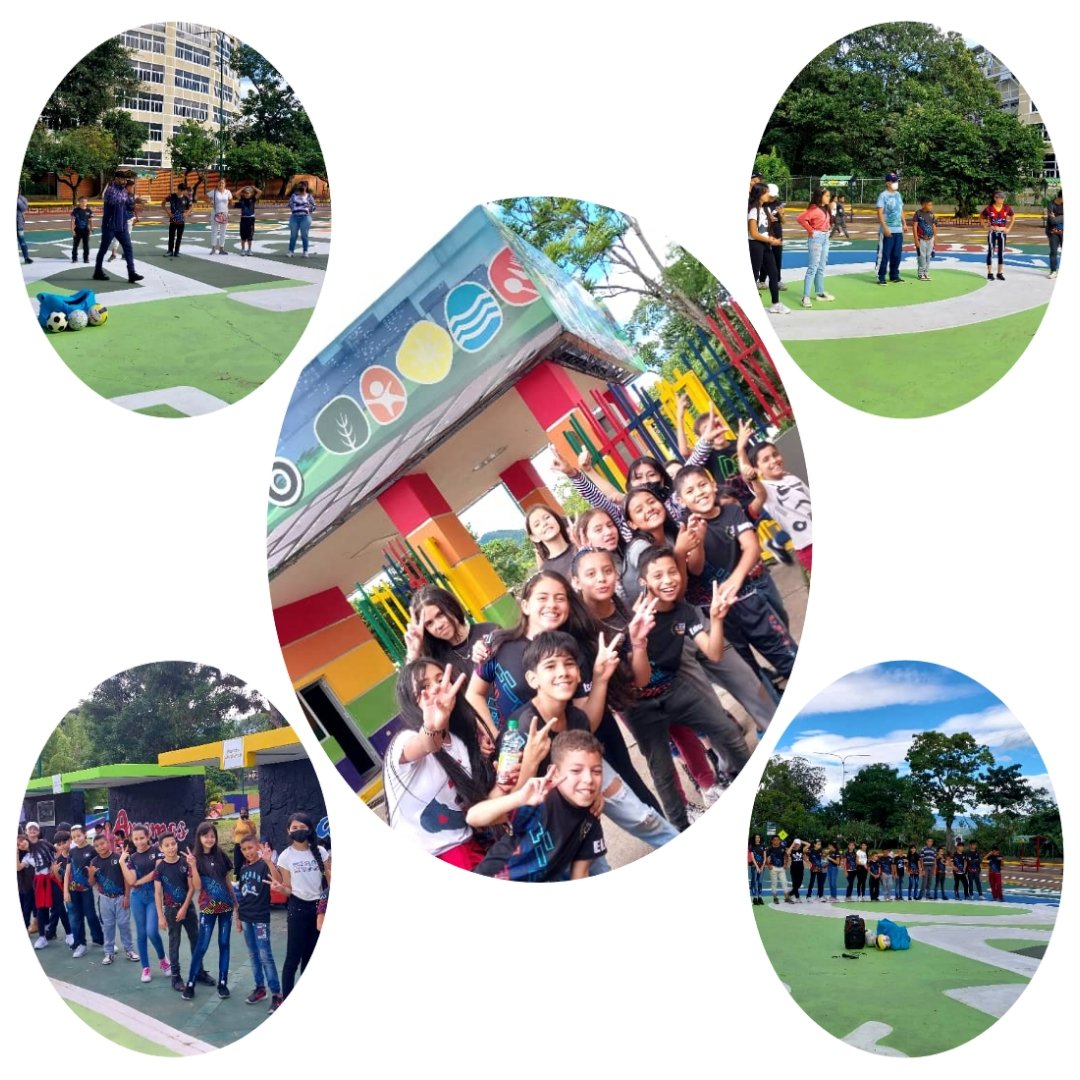 #9julio Actividad recreativa con estudiantes de 6to grado en el Parque Metropolitano 👦👧🎉🏫🤳@esclaconcordia @ZonaEducTachira @MPPEDUCACION