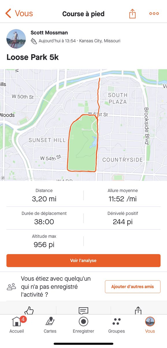 scm5687's tweet photo. Loose Park run. #runMS https://t.co/KwnZhKdEFX