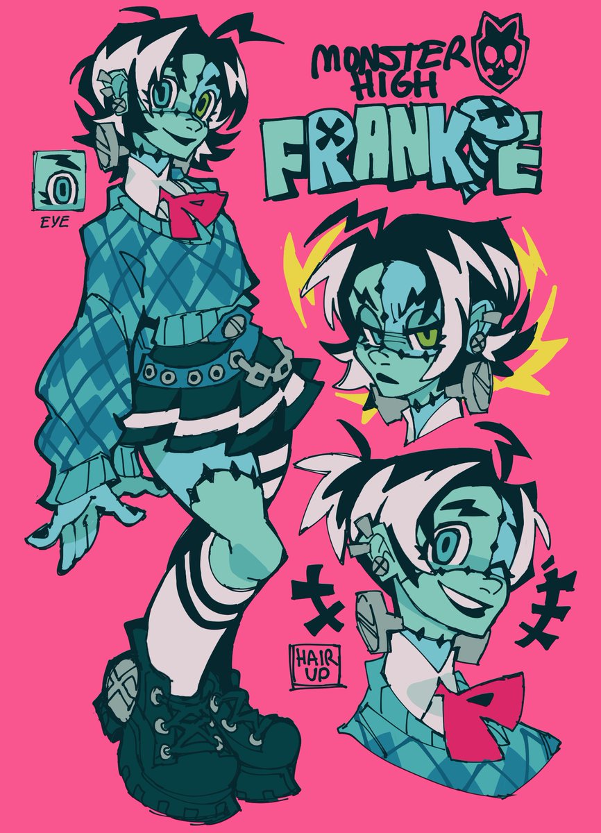 onebadnoodle_'s tweet photo. frankie stein⚡️ https://t.co/dokHhzludk