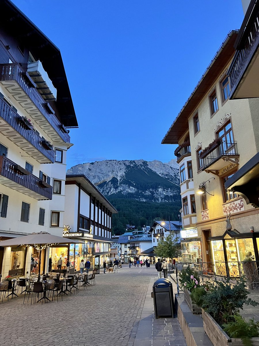 vineanddine's tweet photo. Arrived in @cortinadampezzo in the @DolomiteMtns ready for #vinovip tomorrow- so gorgeous, this is the view from my room. And a snap of #Venice from the sky before we landed. Thrilled to be invited - the only person in Canada! https://t.co/vCQix9R8mR
