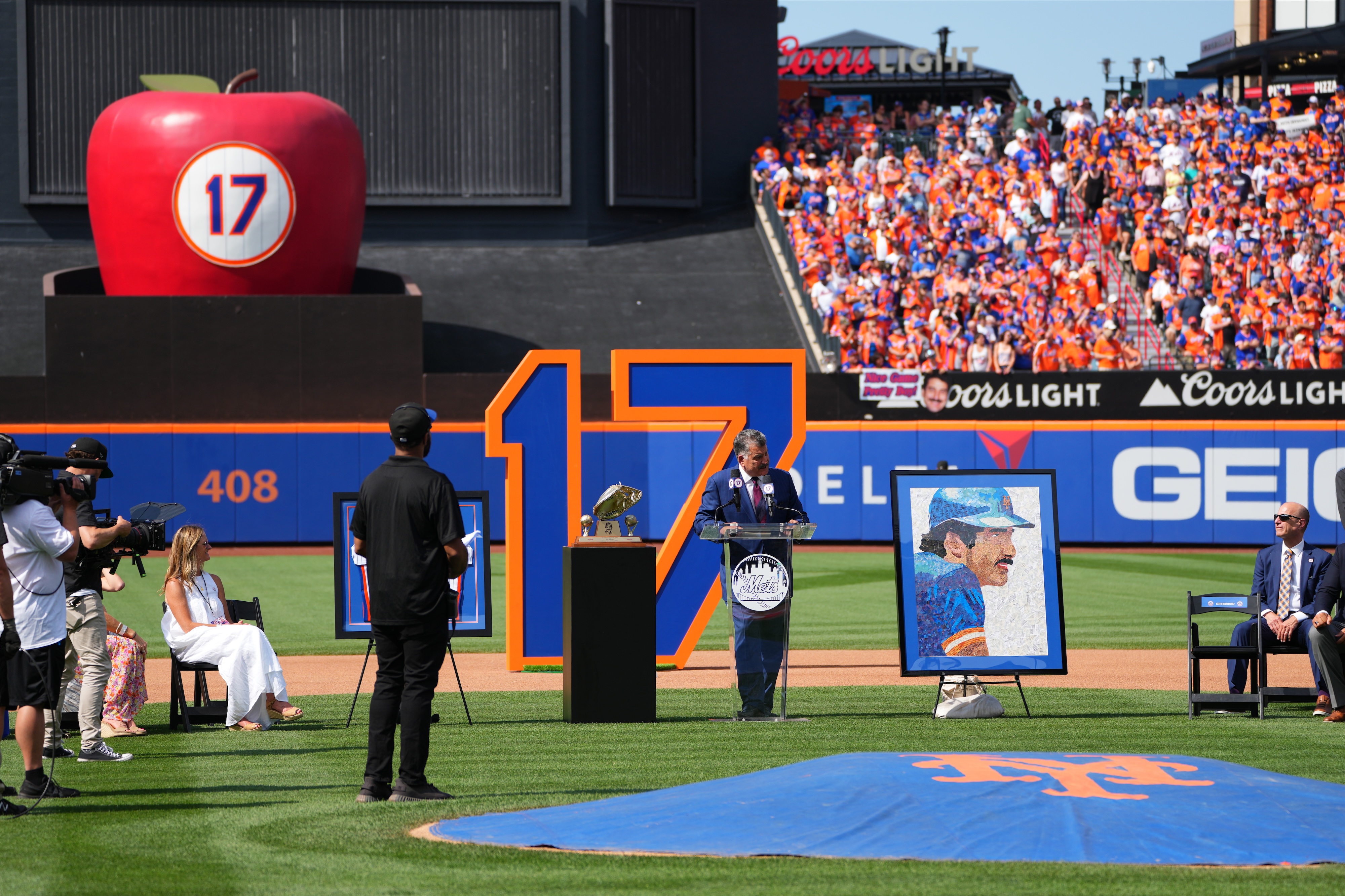2022 Topps Now #500 KEITH HERNANDEZ #17 Retired New York Mets NEW
