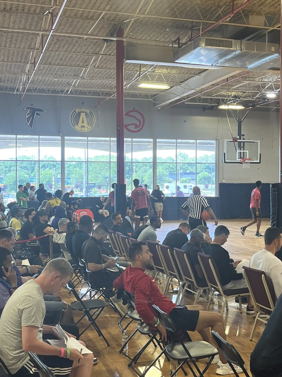 GemsHoops's tweet photo. Made it to the @JUCOShowcase in Atlanta and there are 200+ coaches at the event. https://t.co/m07rn7H5Dv