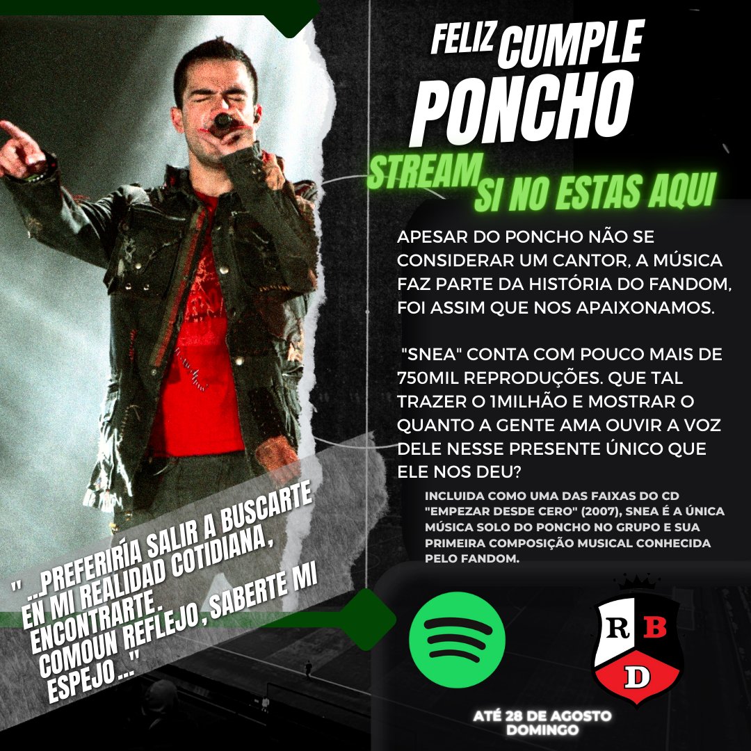TVPonchoHD's tweet photo. Bora tentar trazer o 1 milhão de reproduções pra SNEA? Dê RT pra que chegue a mais fãs com vontade de ajudar.

Aqui a playlist pra facilitar o trabalho, é só deixar no repeat
https://t.co/tiRUUkJpfO https://t.co/9egYCDUaat