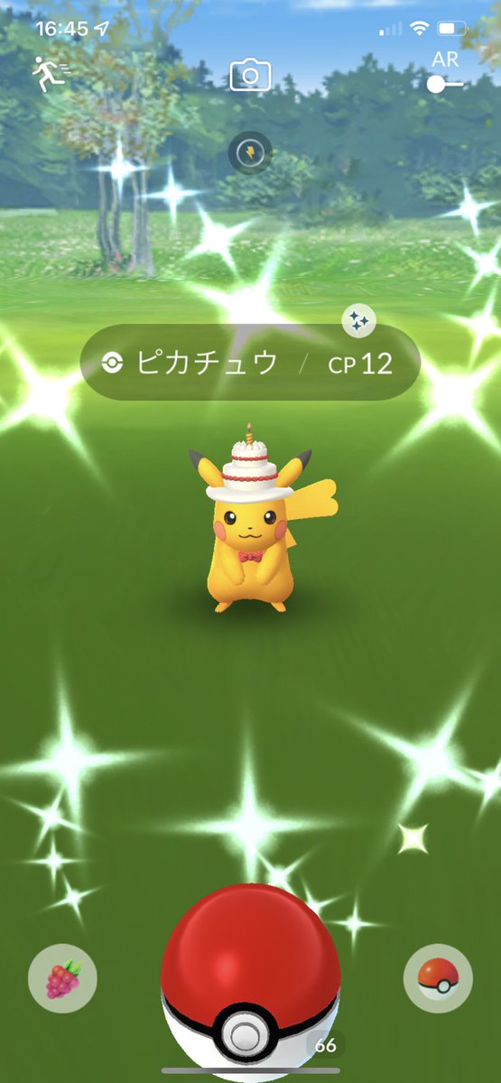 Mrbon333's tweet photo. やっと出た😭❣️
・ピカチュウ色違い♩
#ポケモンGO
#pokemongoDE
#ピカチュウ色違い
#ピカチュウ大好き
#PokemonGO6YearAnniversary https://t.co/080Rs0hN5I