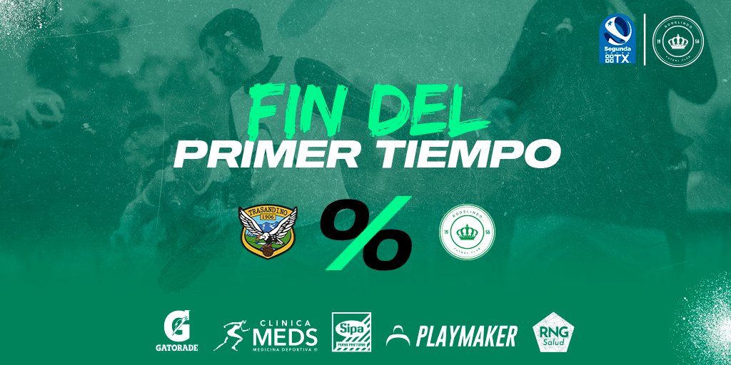 rodelindosadp's tweet photo. ⏰45+1' FINAL DEL PRIMER TIEMPO⚽️ 

Igualamos sin goles ante Trasandino de Los Andes en el Regional de Los Andes 🏟️ 

#Trasandino 0-0 #Rodelindo

#VamosRode💚 https://t.co/WvM5pNePeU
