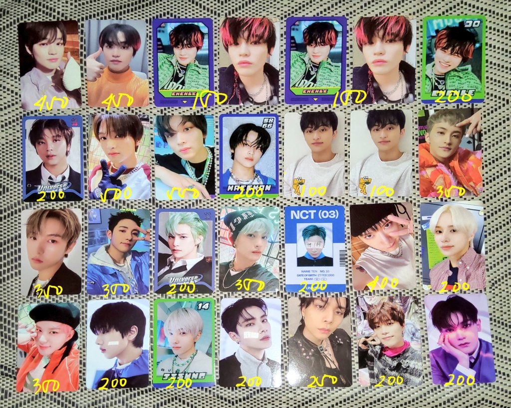 bela_butera's tweet photo. { wts ic lfb ph ww }
✺ NCT DOWNSIZING
» prices in pic + fees
» will send condi vids thru dm
» payo / 50% payo then 50% after a week
~ https://t.co/zrDkgULfQn

🏷 nct 127 dream wayv jaemin jeno chenle haechan mark renjun yangyang ten jungwoo jisung xiaojun johnny taeil taeyong pc https://t.co/JxAguZecf2
