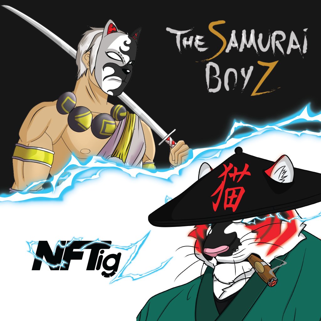 ⚡ NFTigz X Samurai Boyz ⛩

⚡ 3 x NFTigz WL spots
⛩ 3 x Samurai Boyz WL spots

🔹 Like + RT this post
🔹 Follow <a href="/NFTigz/">NFTigz ⚡</a> + <a href="/TheSamuraiBoyz/">Samurai Boyz | MINT LIVE Price 0.05 SOL</a>
🔹 Tagging optional

WINNERS in 48 hours ⏰ 

#NFT  #NFTCommunity #NFTGiveaway