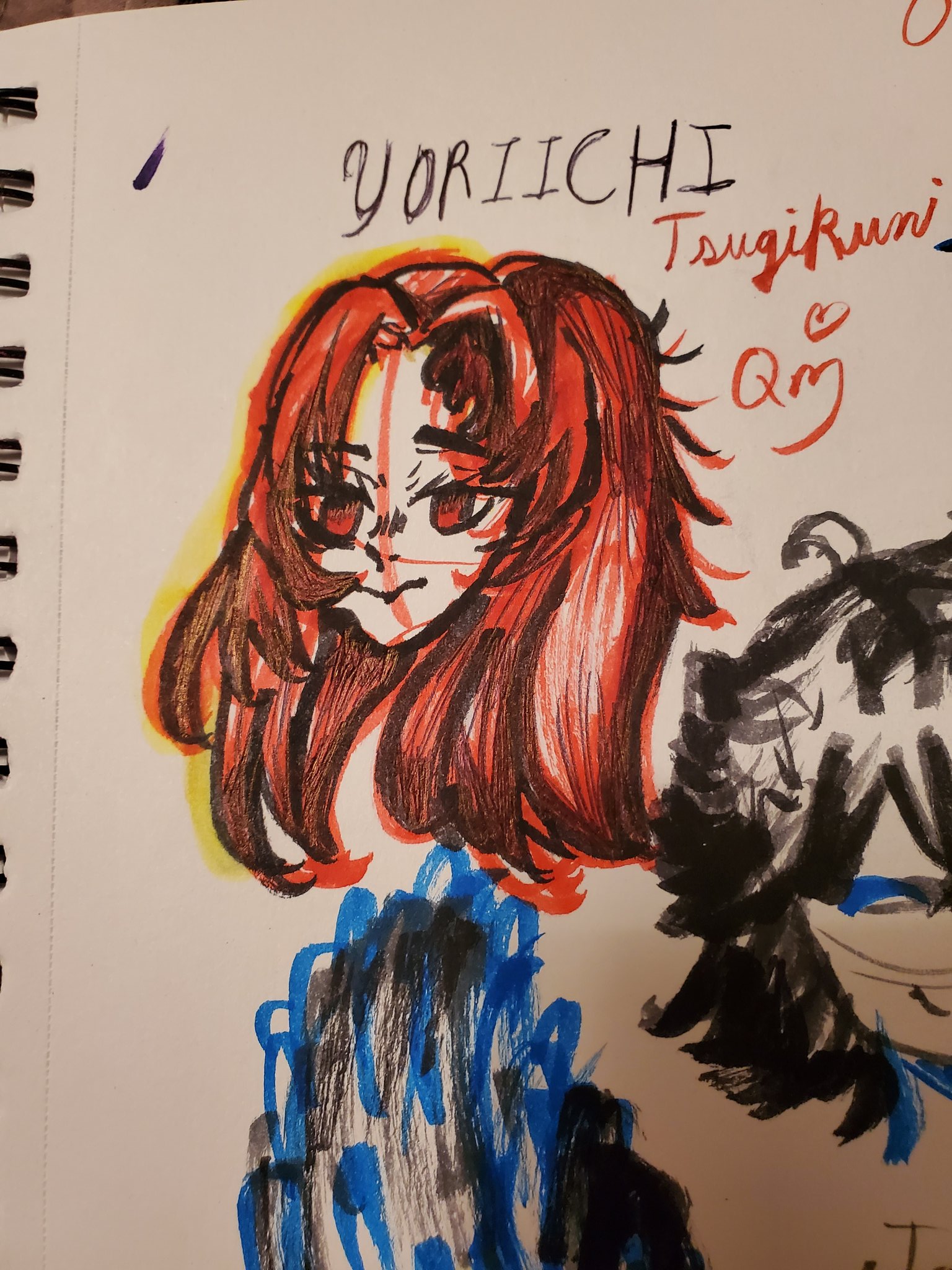 yall delulu ☁️ on Twitter "Drew these four with my cousin's limited art supplies! (Douma