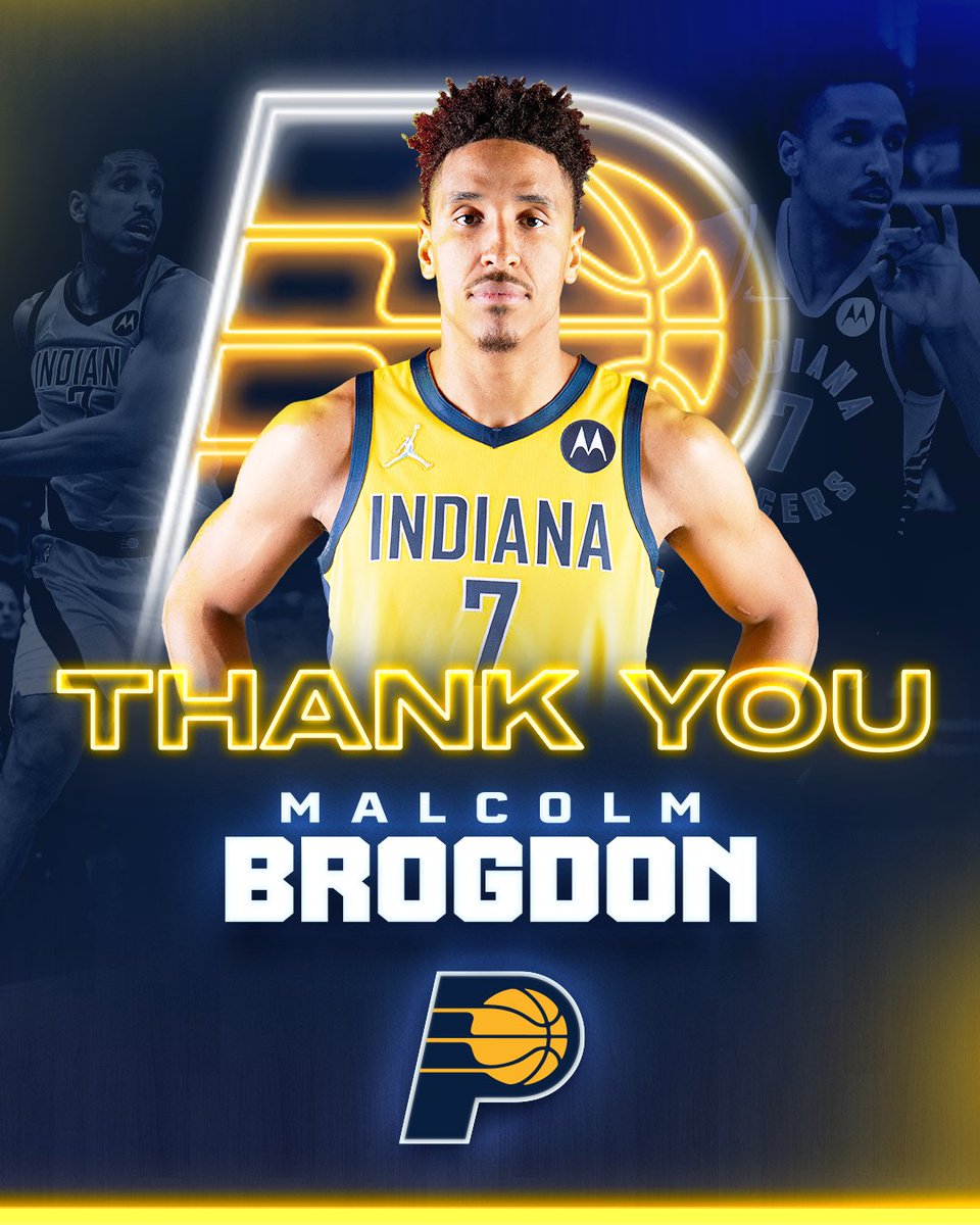 Pacers's tweet image. 💙 @MalcolmBrogdon7