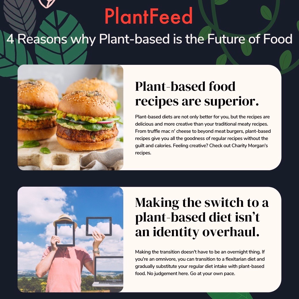 plant_futures's tweet photo. In today's edition of #PlantFeed, four reasons why you should consider transitioning your diet to more plant-based. Short answer - because it is the Future of Food!

Need more convincing? Subscribe to the Plant Futures Newsletter and our website. Link in Bio. 

#thefutureisplant https://t.co/BDNjR3rrwK