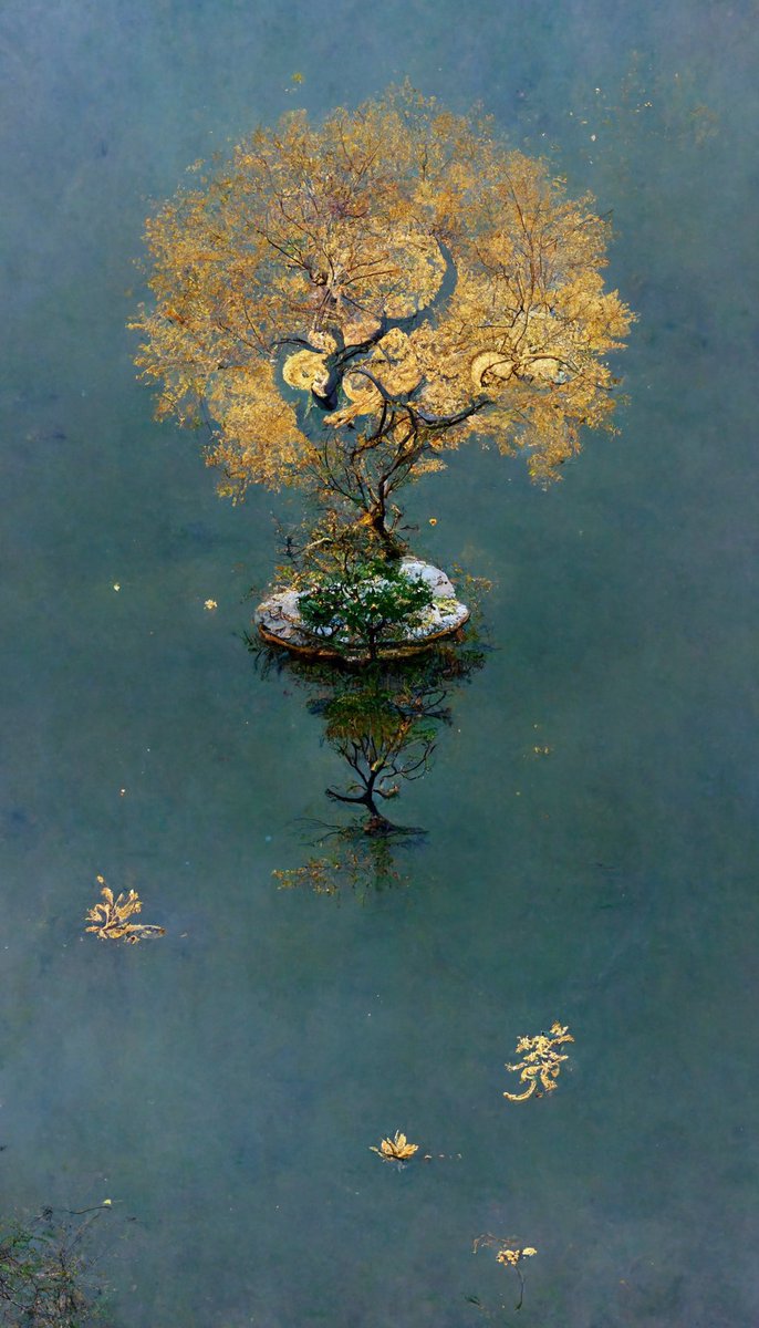 vfxartisan's tweet photo. @midjourney >a wide shot of tree of life in the center of serenity, golden leaves, white background, rule of thirds, by Edmund Dulac and Huang Guangjian, Trending on artstation

#treeoflife #serenity
#midjourney #midjourneyart #midjourneyai #ai #aiart https://t.co/2nkeQ6fZz0