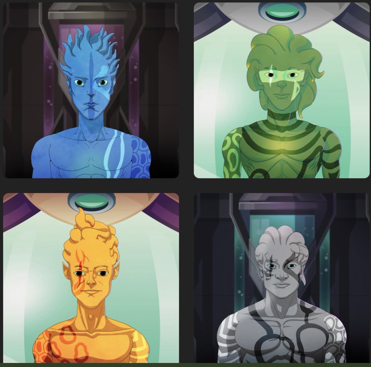 Cardb00rd's tweet photo. #Alpha Get u a full set of IMSO #NFT Clones on @MagicEden - blues will be tough, Greens will cost you. Don’t say I didn’t tell you! #SolanaNFTs https://t.co/nlrxZgJ5Qk
