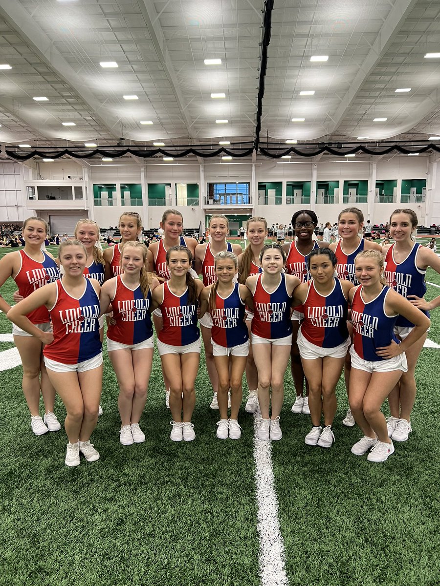 After 3 long, hard, and loud days your 2022 Abraham Lincoln Varsity Cheer team is coming home with 2 Gold ribbons, 1st place in Camp Routine, 2nd place in Gameday Overall, sideline, and cheer. 6 All-American Nominees and 2 All-Americans. Excited to say this is just the beginning!