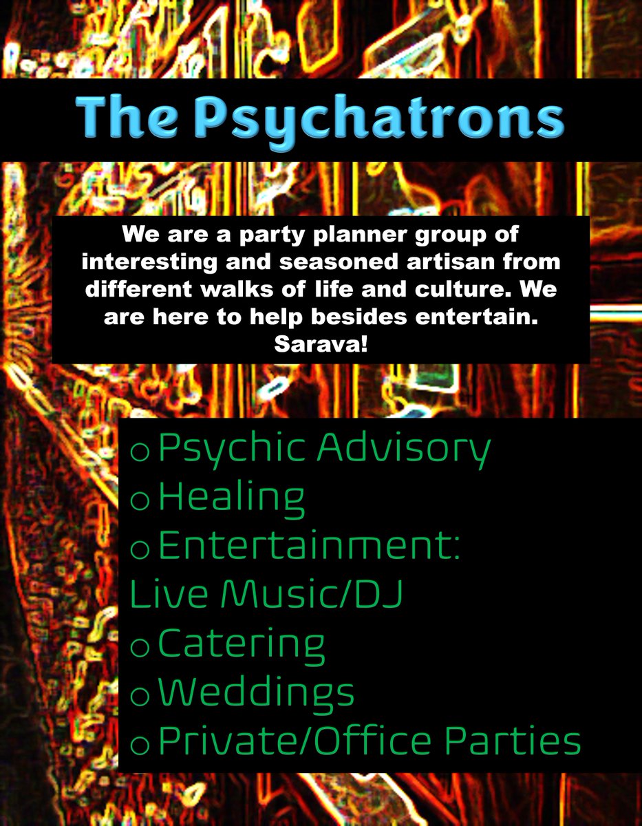 If you are looking for a psychic party with fun and entertainment, The Psychatrons are here #partyplanner #privateparties #officeparties #psychicparties #losangelescounty #orangecounty #psychatronspartyplanner #thepsychatrons #entertainment #food