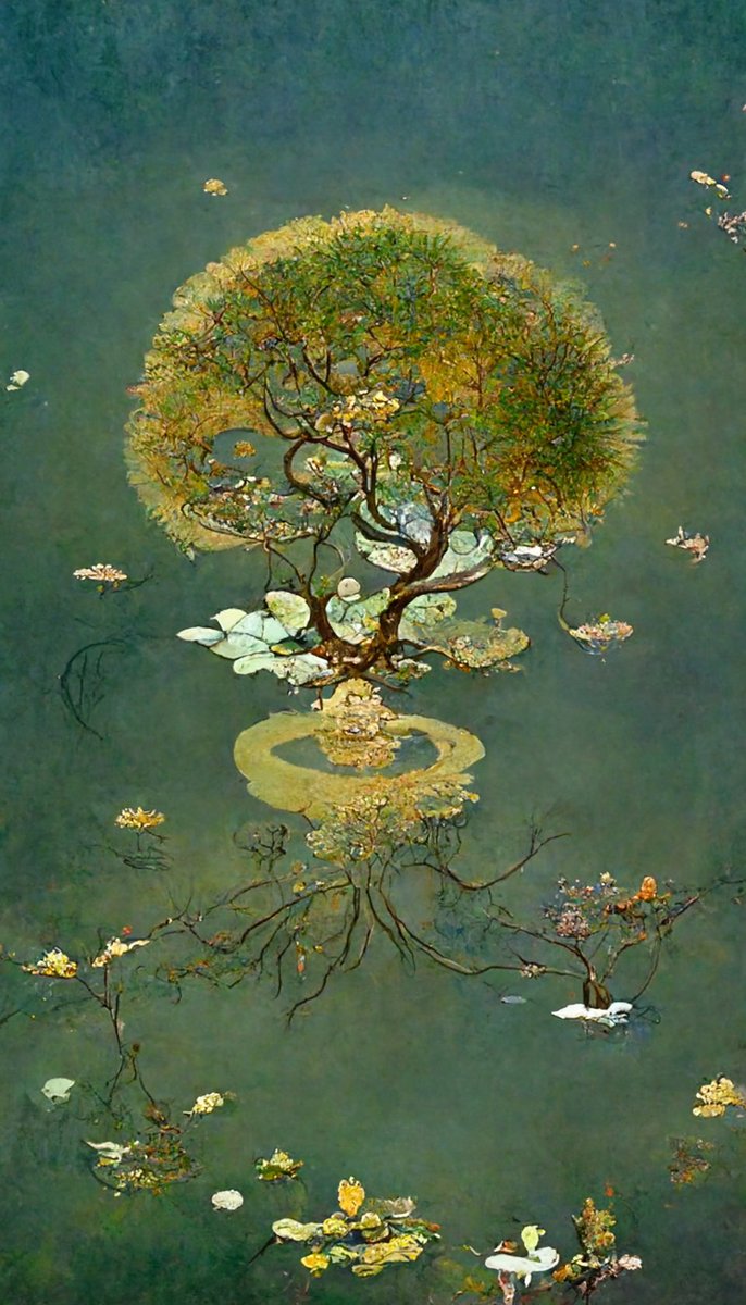 vfxartisan's tweet photo. >a wide shot of tree of life in the center of serenity, golden leaves, white background, rule of thirds, by Edmund Dulac and Huang Guangjian, Trending on artstation

#treeoflife #serenity
#midjourney #midjourneyart #midjourneyai #ai #aiart https://t.co/G2BJDuuIDR