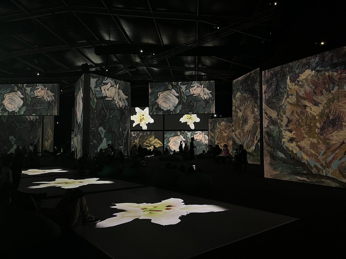 MHGenis's tweet image. Van Gogh Alive. Gracias @AdriDelgadoRuiz y al @Dedoenlallaga_  una experiencia fantástica 😎😉🙃😁