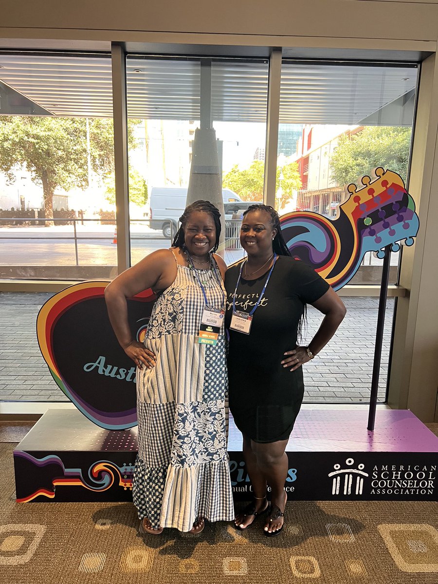 GuidingLight27's tweet photo. Made it to Austin for the @ASCAtweets ! First time presenter with @DrAnthonyHamlet! Met up with my conference buddy Dr. Laquieria Nottage! https://t.co/SWDRgCz4ME
