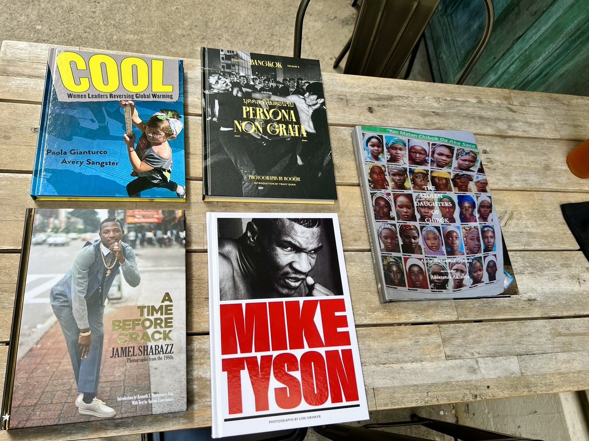 danielpower's tweet image. Looky what’s coming out in a couple months! #Cool by Paola Gianturco Author, #PersonNonGrata by Boogie, #ATimeNeforeCrack by Jamel Shabazz and #MikeTyson by Lori Grinker and next April #StolenDaughtersofChibok by @Aisha Oyebode