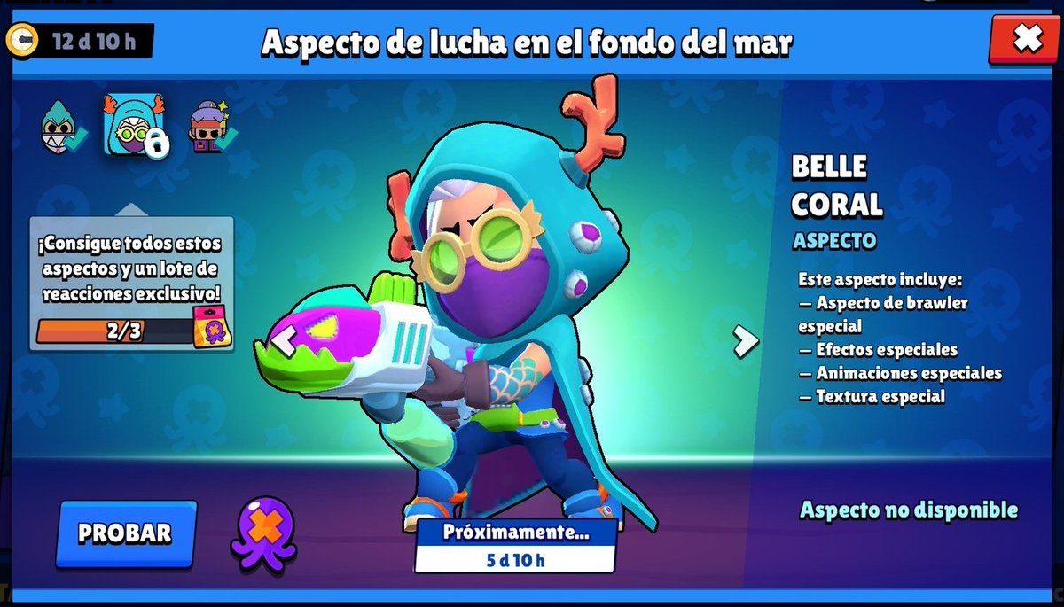 _alexby12_'s tweet photo. 🚨SORTEO EXPRESS🚨

🎁x1 SKIN DE BELLE (10€)🎁

🌟REQUISITOS🌟

- RT🔁
- Seguir a @_alexby12_

Ganador cuando salga

#BrawlStars  #skinbrawl #Giveaway #gaming https://t.co/IwqdTA5mt5