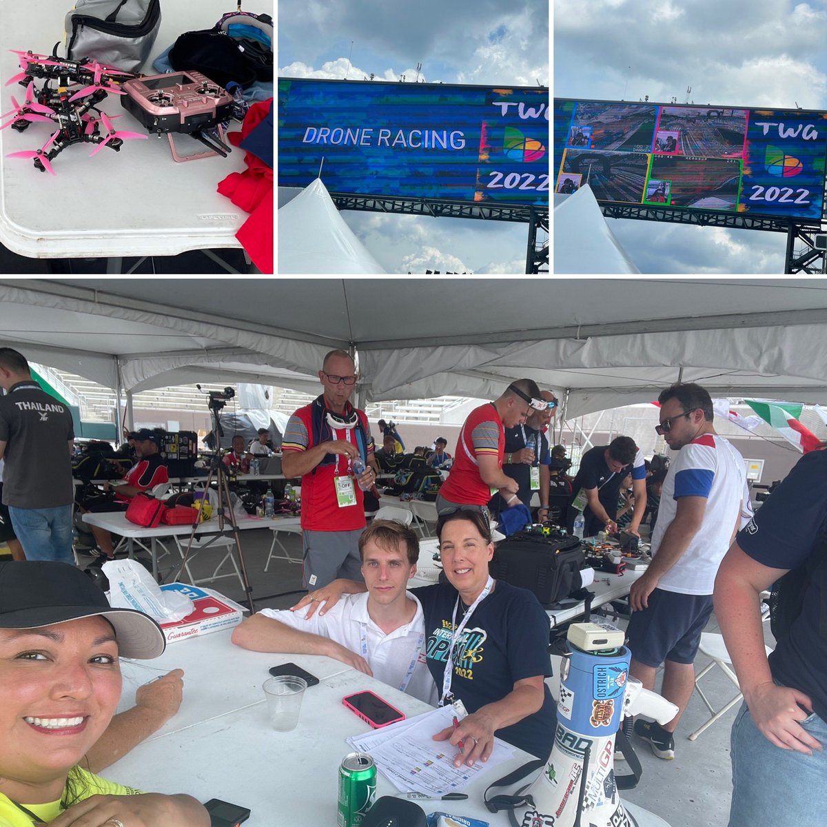 <a href="/TWG2022/">The World Games 2022 Birmingham</a> love working at the drone race competition. Meeting up with the best lady pilots in the world! #drones #womenwhofly #fpv