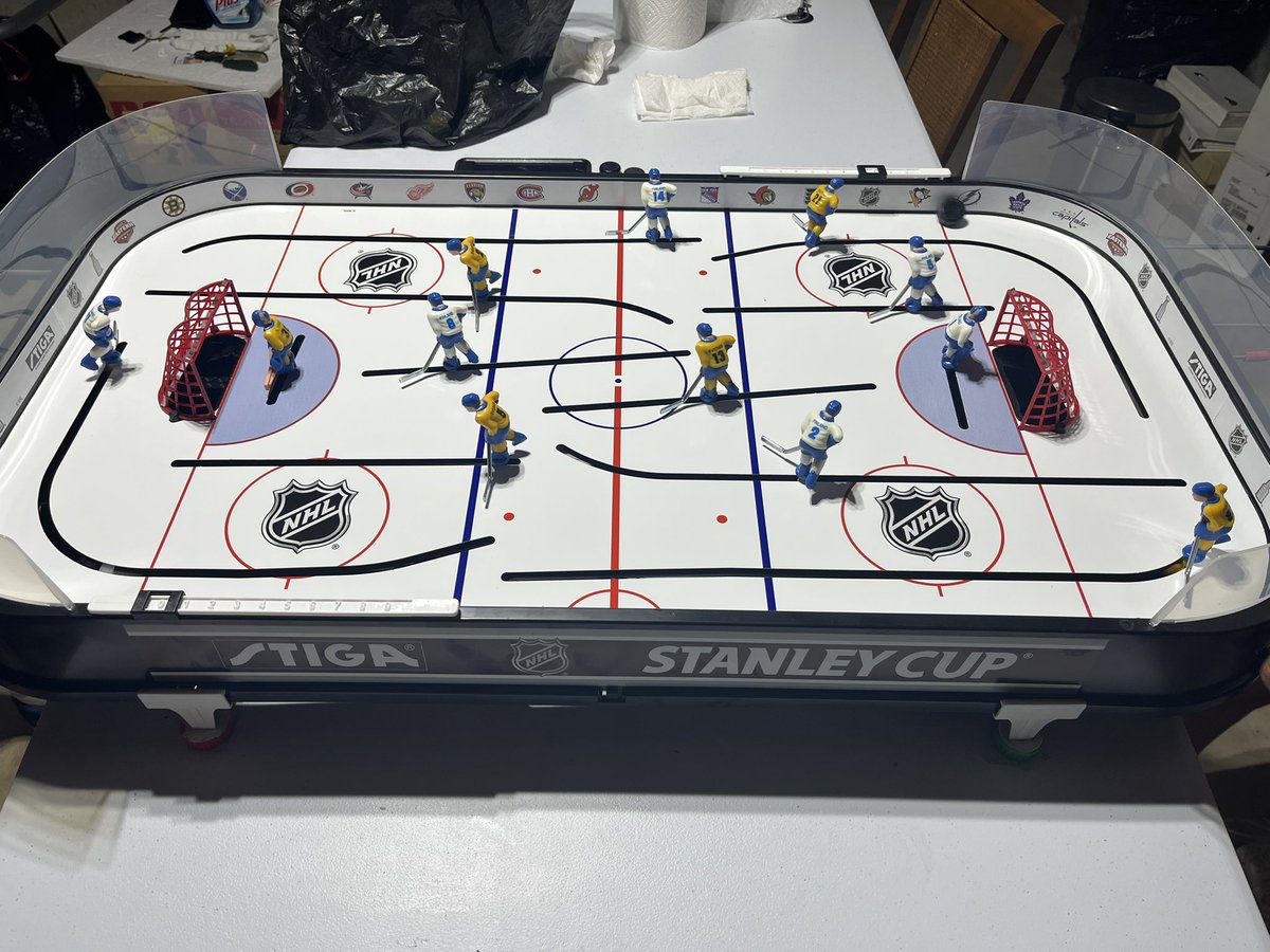 USTableHockey's tweet photo. A little basement practice on a new game ahead of the Chicago Stiga Open on July 23. https://t.co/f0vFTPYoTu