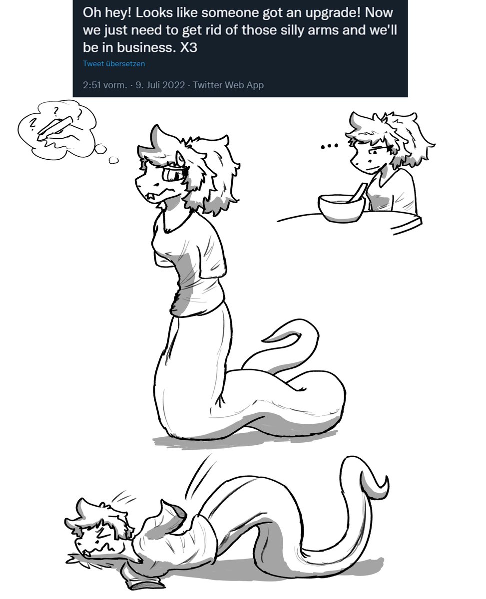 AzzyTheFurry's tweet photo. 🐍 
pls give me back my armsss https://t.co/txw2CYtwGN