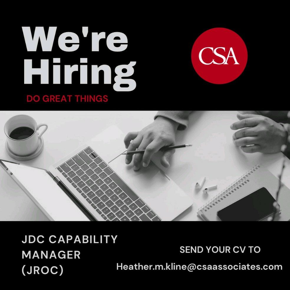 CSAcareers's tweet image. #CapabilityManager #DefenseIndustry #TopSecretClearance #MilitaryVeterans 
jobs.lever.co/csaassociates/…