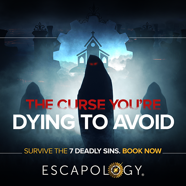 You're next in line to die from an ancient curse unless you stab the dead heart of an evil minister in his crypt. Also, it looks like it's going to rain. Play 7 Deadly Sins Now: escapology.com/en/myrtle-beac…

#TheDayStartedOutSoWell