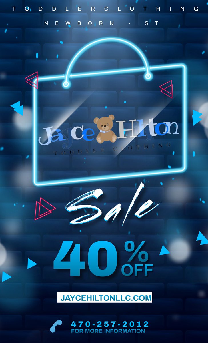jon_w19's tweet photo. ❗️ATTENTION ALL PARENTS/GUARDIANS❗️ 40% SUMMER SALE GOING ON NOW ON ALL ITEMS! GET YOUR CHILD THEIR ITEMS TODAY. SHIPPING COST WILL APPLY. INBOX ME FOR SERIOUS INQUIRIES 
#ATLANTA #ALBANY #SUMMER #SALE #NEWBORN #BABY #TODDLER #CLOTHING https://t.co/LPuBlYXjRn