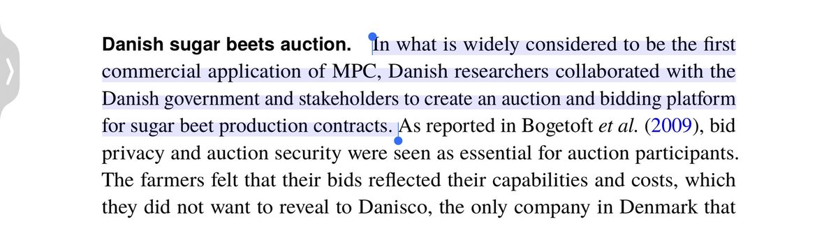 Important use case of MPC