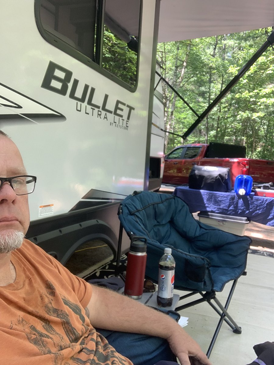 Camping at Arrowhead.  Loving it!!