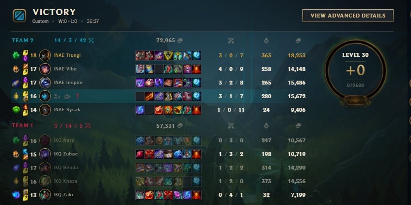 konečně FLAME HORIZON JEDEM @ZubacLOL ale na tom topu jsi nemusel být tolik :/ ggs