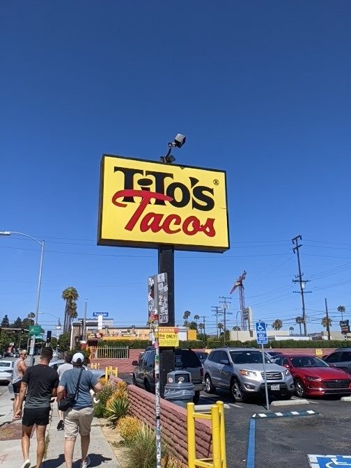 Finally made it to the promised land <a href="/TitosTacosCA/">Tito's Tacos</a>