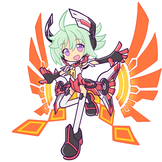#PuyoPuyo x ##AzureStrikerGunvolt commission 